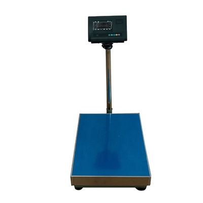 Escala de banco de plataforma de aço inoxidável à prova d'água de 450*600 mm com indicador LCD e bateria recarregável de íons de lítio