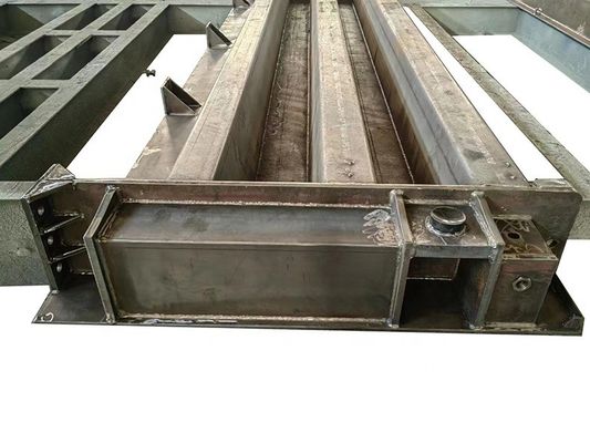 Escala de caminhão de carga pesada de 120T de aço carbono 3X20M pesando balança de ponte de pesagem digital com células de carga