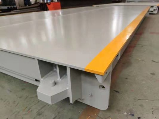 Escala de caminhão de pesagem industrial digital de 100 toneladas para padrões elevados