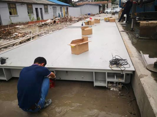 Grande capacidade de 50 toneladas de caminhão eletrônico de balança digital ponte de pesagem para pesagem de carga pesada