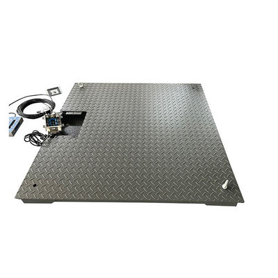 Display de aço inoxidável Plataforma digital industrial Balança de pisos 1,5*2m 5 toneladas