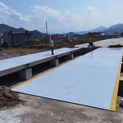 Peso de balança de caminhão digital 3*16m 100 toneladas OIML III Precisão 95% Umidade relativa