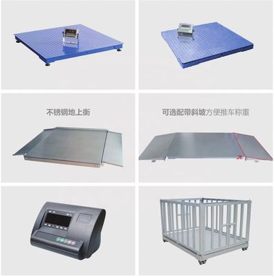 Plataforma digital industrial de 1500 kg, de 1,5*1,5 m, personalizada, balança de porco de 3 toneladas para pesagem de chão de gado