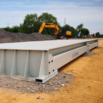 Escala de caminhão de 60-150 toneladas com nível de precisão OIML III ponte de pesagem industrial em direto