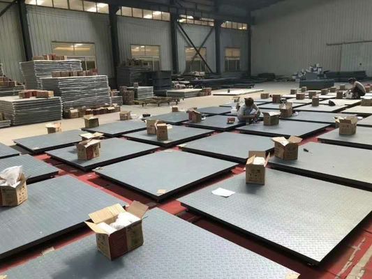 Balanças digitais eletrônicas de mini pesagem 2T Plataforma de pecuária Balança de piso