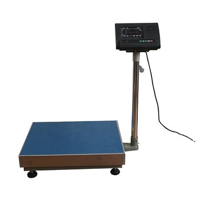 Display de janela simples Balança de plataforma de 300 kg com indicador de aço inoxidável e célula de carga de alta precisão