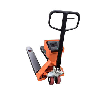 Balança de caminhão de paletes manual de suporte personalizado com pesagem de cilindro e pesadora de roda