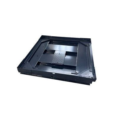 Exibição LCD 1000kg Capacidade Plataforma Eletrônica Escala de Piso para Indústria Pesada