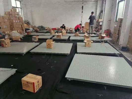 0.6m x 0.8m a 1m x 1.2m 0.5t-2t plataforma de pesagem de piso balança de amortecimento personalizável