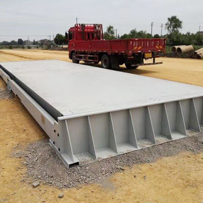 Ponte de pesagem de caminhão de 80 toneladas de capacidade com 16 m de comprimento e ponte de pesagem móvel