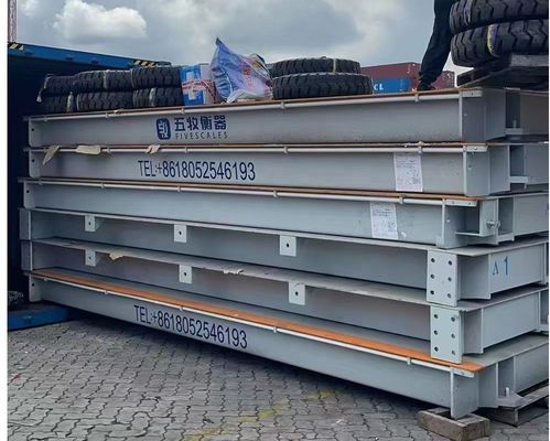 Pesagem de caminhão de alta capacidade de 10-250T com uma balança pesada de 16m