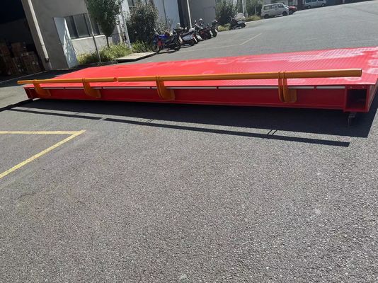 Escala de caminhão de 3-4 metros com plataforma digital eletrônica móvel portátil