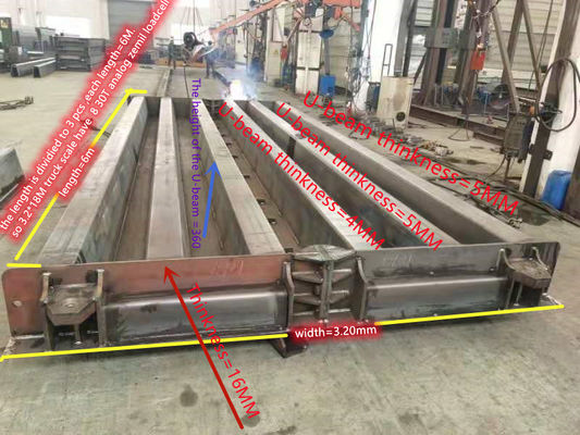 Balança de camião personalizável de 60 toneladas 80 toneladas 100 toneladas 120 toneladas 150 toneladas 200 toneladas para o seu negócio