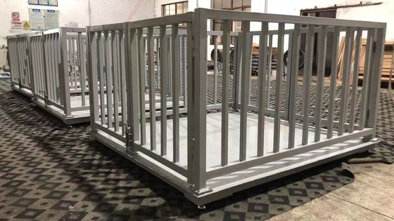 Exibição LCD de aço inoxidável 2 polegadas 1 tonelada Escala de plataforma industrial com tamanho personalizado