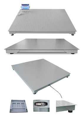 Exibição LCD de aço inoxidável 2 polegadas 1 tonelada Escala de plataforma industrial com tamanho personalizado