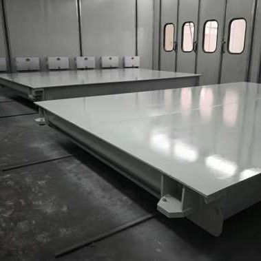 Tamanho personalizado de 3,0 toneladas Plataforma digital eletrônica Balança de pesagem Balança de piso por cima