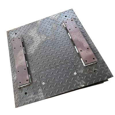 5000 kg Tamanho personalizado Plataforma de pisos industriais de aço inoxidável Balança com rampa