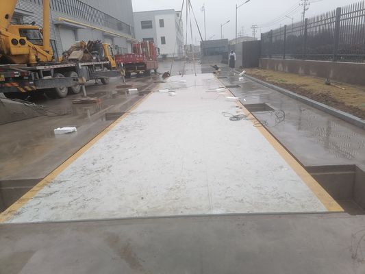 Escala 16M de caminhão pesado de carga pesada 50 toneladas ponte de pesagem eletrônica com sobrecarga de segurança
