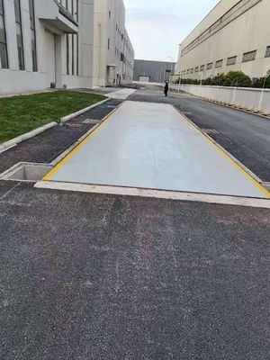110/220v Aço leve ou aço inoxidável 100 toneladas Balança de peso do camião Balança de ponte