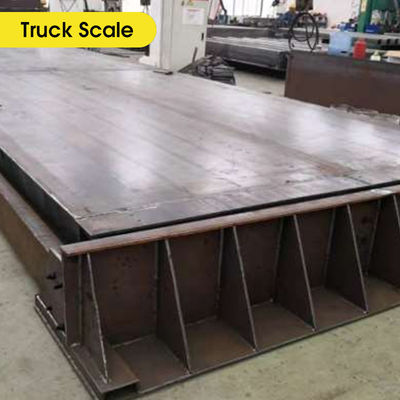 3*10m 60 toneladas plataforma de pesagem em escala de camião com proteção contra sobrecarga de segurança de 125%F.S