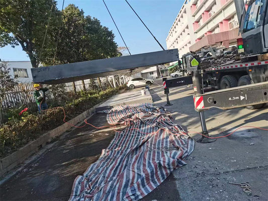 Escala de caminhão de pesagem de concreto galvanizado eletrônico de 120 toneladas com suporte personalizado